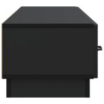 vidaXL TV skrinka Čierna 147 x 34,5 x 27 cm Kompozitné drevo – Obrázok 7