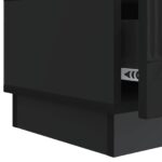 vidaXL TV skrinka Čierna 147 x 34,5 x 27 cm Kompozitné drevo – Obrázok 9