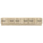 vidaXL TV skrinka Dub sonoma 147 x 34,5 x 27 cm Kompozitné drevo – Obrázok 6