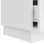 vidaXL TV skrinka Biela s vysokým leskom 147 x 34,5 x 27 cm – Obrázok 9