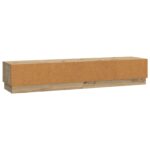 vidaXL TV skrinka Dub artisan 147 x 34,5 x 27 cm Kompozitné drevo – Obrázok 8
