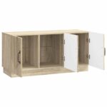vidaXL TV skrinka Dub sonoma 99 x 34,5 x 47 cm Kompozitné drevo – Obrázok 5