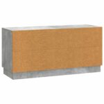 vidaXL TV skrinka Betónovo sivá 99 x 34,5 x 47 cm Kompozitné drevo – Obrázok 8
