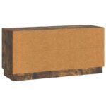 vidaXL TV skrinka Dymový dub 99 x 34,5 x 47 cm Kompozitné drevo – Obrázok 8