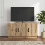 vidaXL TV skrinka Dub artisan 99 x 34,5 x 47 cm Kompozitné drevo