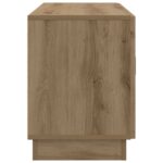 vidaXL TV skrinka Dub artisan 99 x 34,5 x 47 cm Kompozitné drevo – Obrázok 7