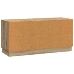 vidaXL TV skrinka Dub artisan 99 x 34,5 x 47 cm Kompozitné drevo – Obrázok 8