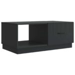 vidaXL Konferenčný stolík Čierna 90 x 50 x 37 cm Kompozitné drevo – Obrázok 2