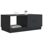 vidaXL Konferenčný stolík Čierna 90 x 50 x 37 cm Kompozitné drevo – Obrázok 3