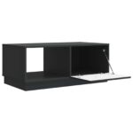 vidaXL Konferenčný stolík Čierna 90 x 50 x 37 cm Kompozitné drevo – Obrázok 4