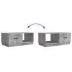 vidaXL Konferenčný stolík Betónovo sivá 90 x 50 x 37 cm – Obrázok 10