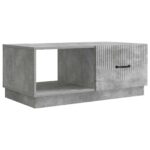 vidaXL Konferenčný stolík Betónovo sivá 90 x 50 x 37 cm – Obrázok 2