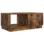 vidaXL Konferenčný stolík Dymový dub 90 x 50 x 37 cm Kompozitné drevo – Obrázok 2