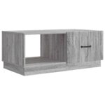 vidaXL Konferenčný stolík Sivá sonoma 90 x 50 x 37 cm Kompozitné drevo – Obrázok 2