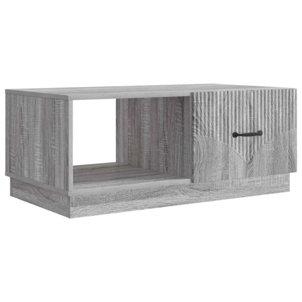 vidaXL Konferenčný stolík Sivá sonoma 90 x 50 x 37 cm Kompozitné drevo – Obrázok 2