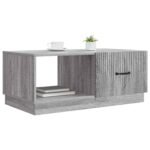 vidaXL Konferenčný stolík Sivá sonoma 90 x 50 x 37 cm Kompozitné drevo – Obrázok 3