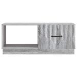 vidaXL Konferenčný stolík Sivá sonoma 90 x 50 x 37 cm Kompozitné drevo – Obrázok 5