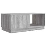 vidaXL Konferenčný stolík Sivá sonoma 90 x 50 x 37 cm Kompozitné drevo – Obrázok 7