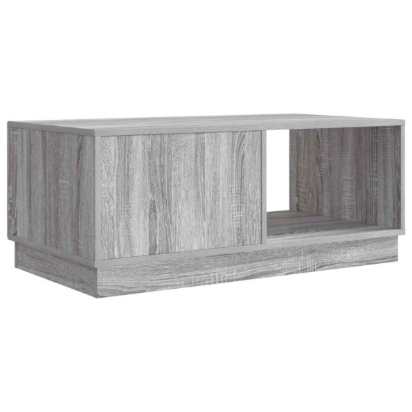 vidaXL Konferenčný stolík Sivá sonoma 90 x 50 x 37 cm Kompozitné drevo – Obrázok 7