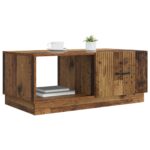 vidaXL Konferenčný stolík Staré drevo 90 x 50 x 37 cm Kompozitné drevo – Obrázok 3