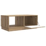 vidaXL Konferenčný stolík Dub artisan 90 x 50 x 37 cm Kompozitné drevo – Obrázok 4