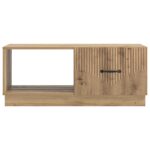 vidaXL Konferenčný stolík Dub artisan 90 x 50 x 37 cm Kompozitné drevo – Obrázok 5
