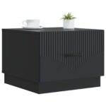 vidaXL Konferenčný stolík Čierna 49 x 50 x 37 cm Kompozitné drevo – Obrázok 3