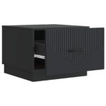 vidaXL Konferenčný stolík Čierna 49 x 50 x 37 cm Kompozitné drevo – Obrázok 4