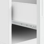 vidaXL Konferenčný stolík Biela s vysokým leskom 49 x 50 x 37 cm – Obrázok 8