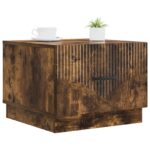 vidaXL Konferenčný stolík Dymový dub 49 x 50 x 37 cm Kompozitné drevo – Obrázok 2