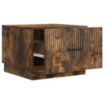 vidaXL Konferenčný stolík Dymový dub 49 x 50 x 37 cm Kompozitné drevo – Obrázok 3