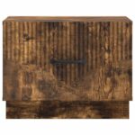 vidaXL Konferenčný stolík Dymový dub 49 x 50 x 37 cm Kompozitné drevo – Obrázok 4