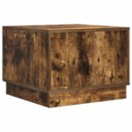 vidaXL Konferenčný stolík Dymový dub 49 x 50 x 37 cm Kompozitné drevo – Obrázok 6