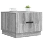 vidaXL Konferenčný stolík Sivá sonoma 49 x 50 x 37 cm Kompozitné drevo – Obrázok 3