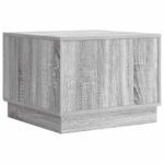 vidaXL Konferenčný stolík Sivá sonoma 49 x 50 x 37 cm Kompozitné drevo – Obrázok 7