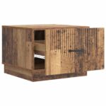 vidaXL Konferenčný stolík Staré drevo 49 x 50 x 37 cm Kompozitné drevo – Obrázok 4