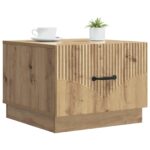 vidaXL Konferenčný stolík Dub artisan 49 x 50 x 37 cm Kompozitné drevo – Obrázok 2