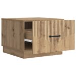 vidaXL Konferenčný stolík Dub artisan 49 x 50 x 37 cm Kompozitné drevo – Obrázok 3