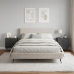 vidaXL Nočný stolík 2 pcs Čierna 43 x 34,5 x 47,5 cm Kompozitné drevo – Obrázok 11