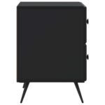 vidaXL Nočný stolík 2 pcs Čierna 43 x 34,5 x 47,5 cm Kompozitné drevo – Obrázok 6