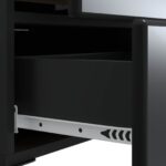 vidaXL Nočný stolík 2 pcs Čierna 43 x 34,5 x 47,5 cm Kompozitné drevo – Obrázok 9
