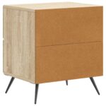 vidaXL Nočný stolík Dub sonoma 43 x 34,5 x 47,5 cm Kompozitné drevo – Obrázok 6