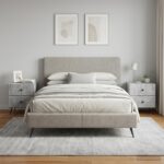 vidaXL Nočný stolík 2 pcs Betónovo sivá 43 x 34,5 x 47,5 cm