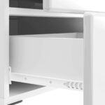 vidaXL Nočný stolík Biela s vysokým leskom 43 x 34,5 x 47,5 cm – Obrázok 8