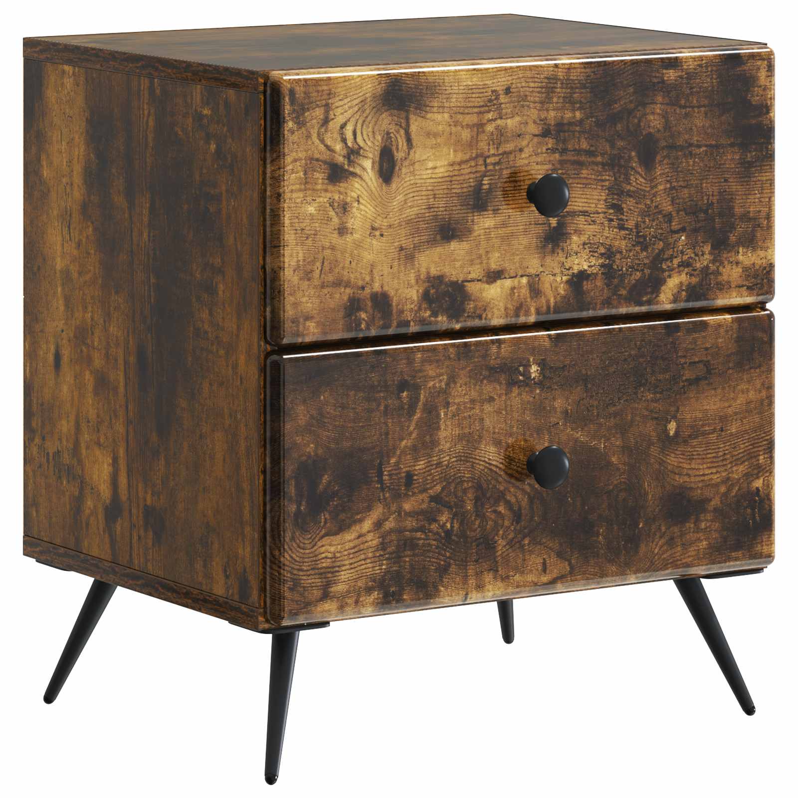 895455_1.jpg vidaXL Nočný stolík Dymový dub 43 x 34,5 x 47,5 cm Kompozitné drevo – Obrázok 1