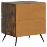 vidaXL Nočný stolík so zásuvkou 2 pcs Dymový dub 43 x 34,5 x 47,5 cm – Obrázok 7