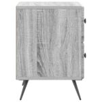 vidaXL Nočný stolík so zásuvkou 2 pcs Sivá sonoma 43 x 34,5 x 47,5 cm – Obrázok 6