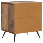 vidaXL Nočný stolík Staré drevo 43 x 34,5 x 47,5 cm Kompozitné drevo – Obrázok 6