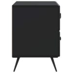 vidaXL Nočný stolík Čierna 62 x 34,5 x 47,5 cm Kompozitné drevo – Obrázok 5