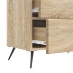 vidaXL Nočný stolík Dub sonoma 62 x 34,5 x 47,5 cm Kompozitné drevo – Obrázok 8